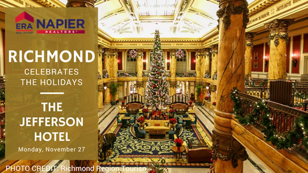 Richmond The Jefferson Hotel Tree Lighting